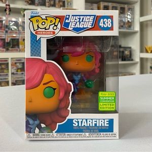 Justice League Starfire SDCC Shared Funko Pop